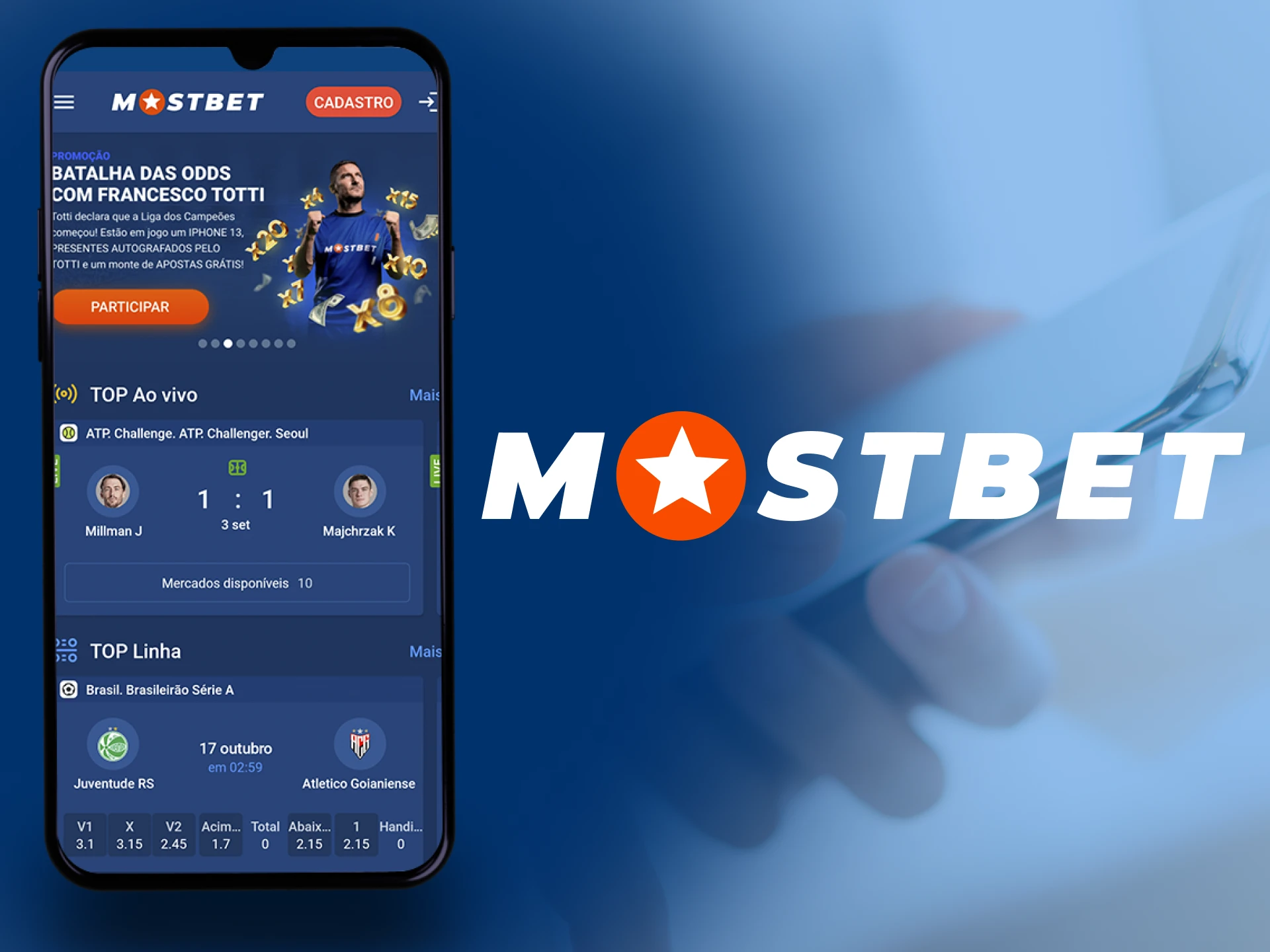 A Mostbet suporta todos os dispositivos Android com requisitos de sistema adequados.