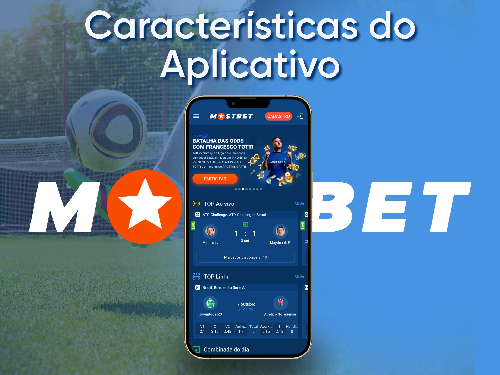 The mobile version of Mostbet has all the features of other platforms and is also convenient.