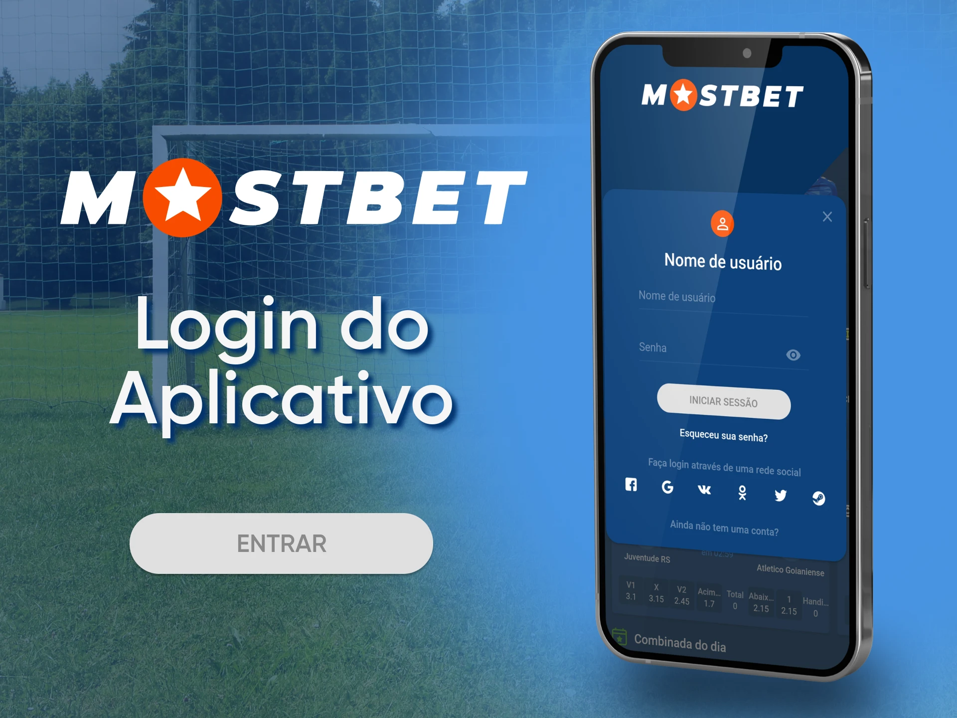 Use esta instrução para fazer login na sua conta Mostbet.