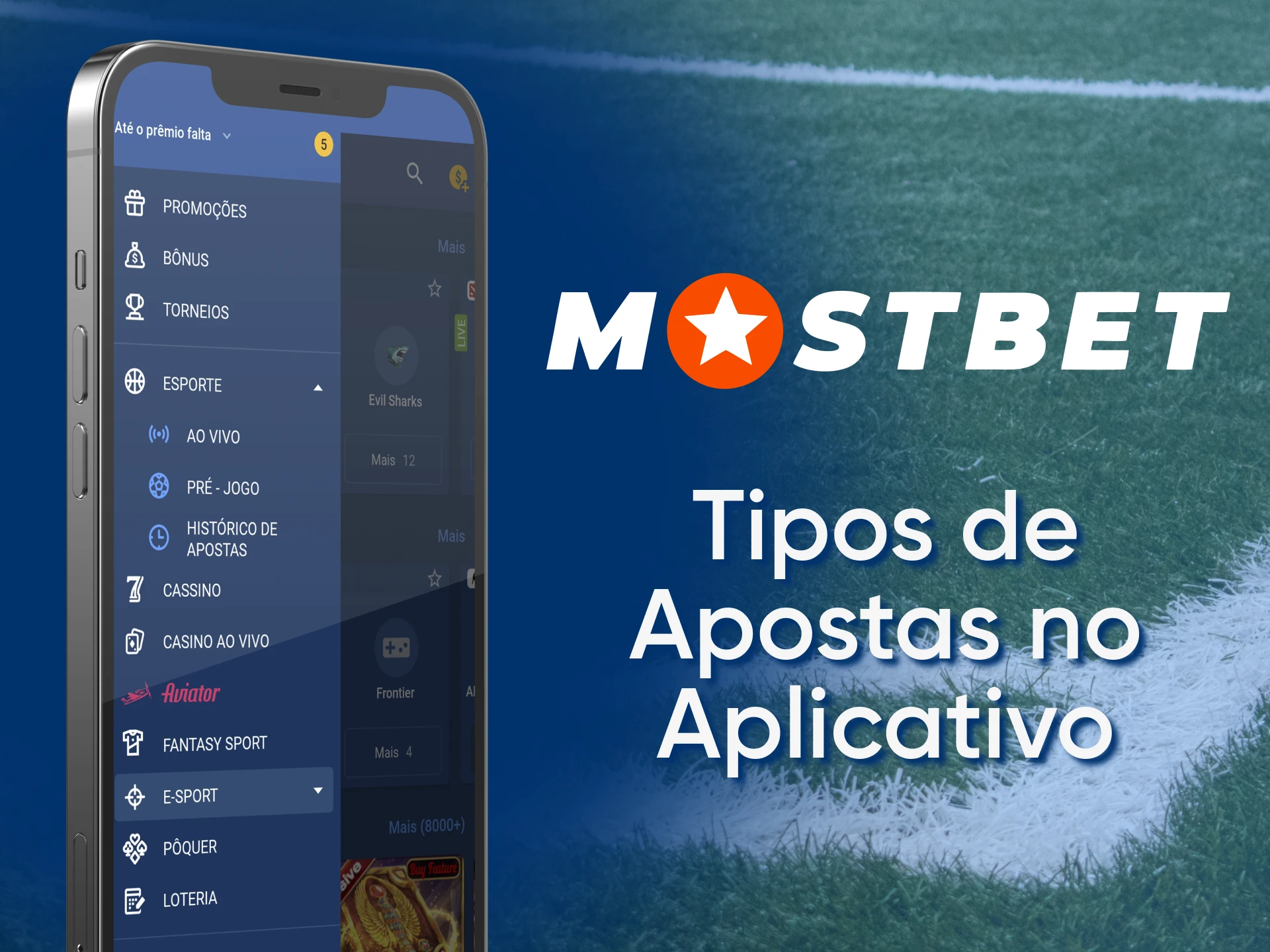 Place different types of bets on Mostbet, read its description.