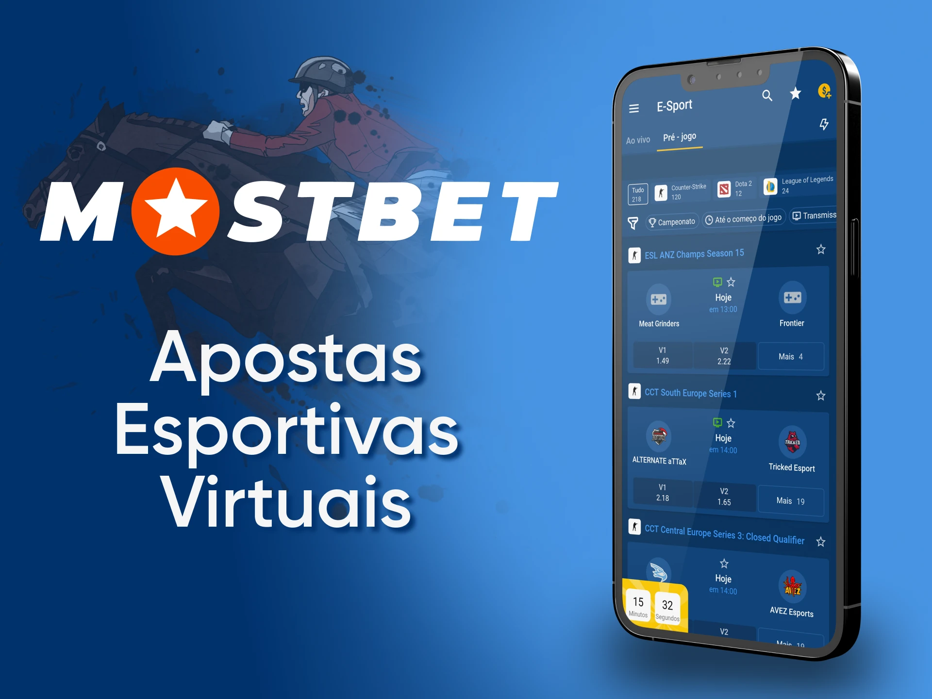 Bet on popular virtual sports on Mostbet.