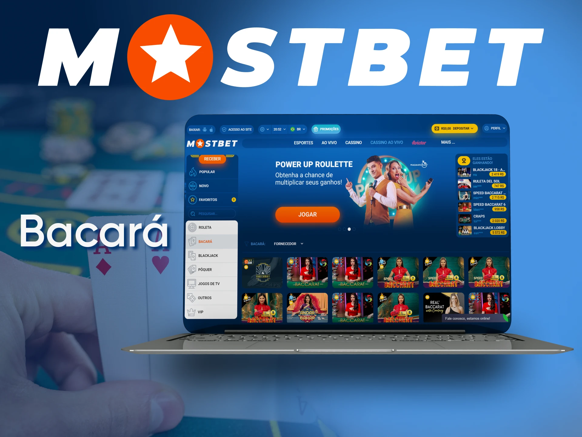 Bet on Mostbet Baccarat.
