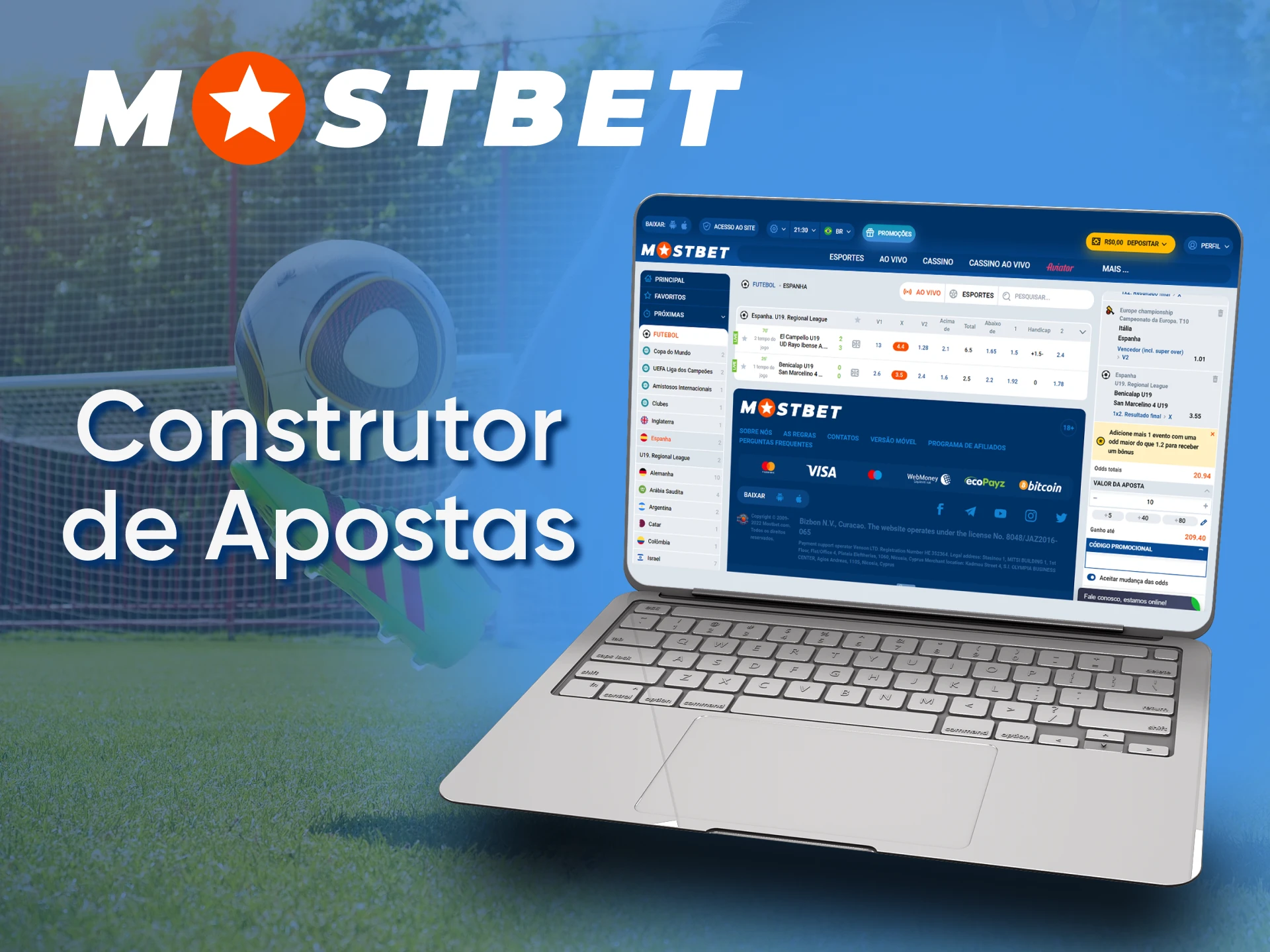 Use the Mostbet bet builder to get the most out of it.