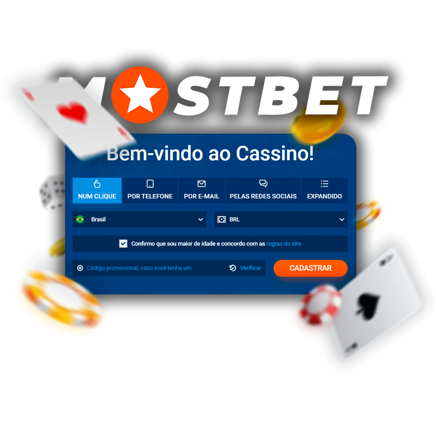 Use the promo code to get additional bonuses from Mostbet.
