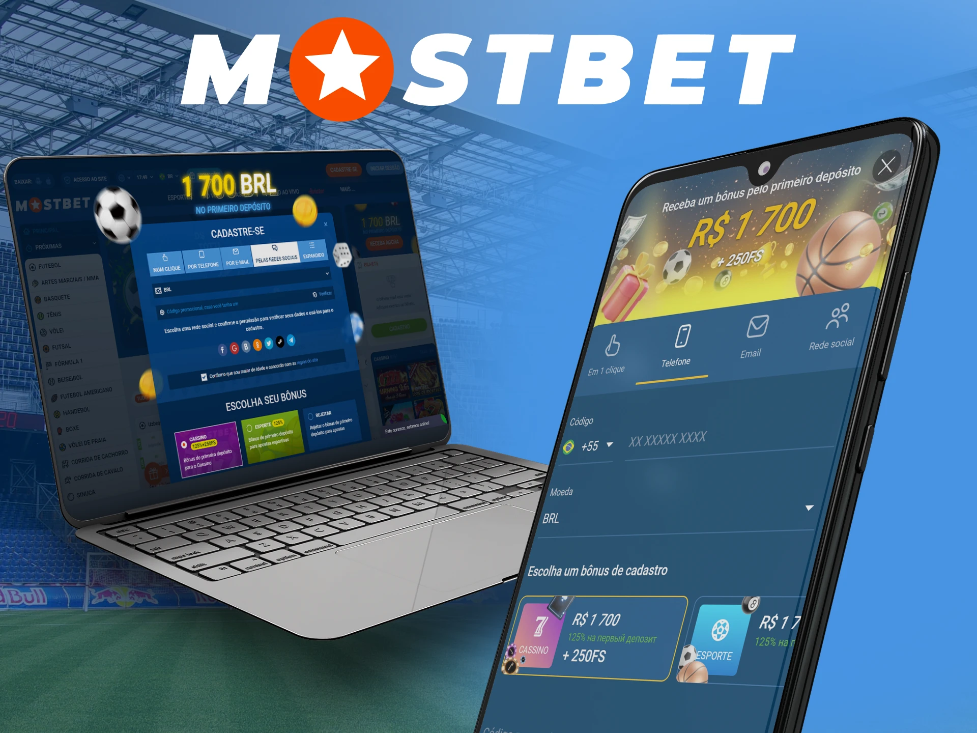 Se você é do Brasil, saiba como se registrar na Mostbet.