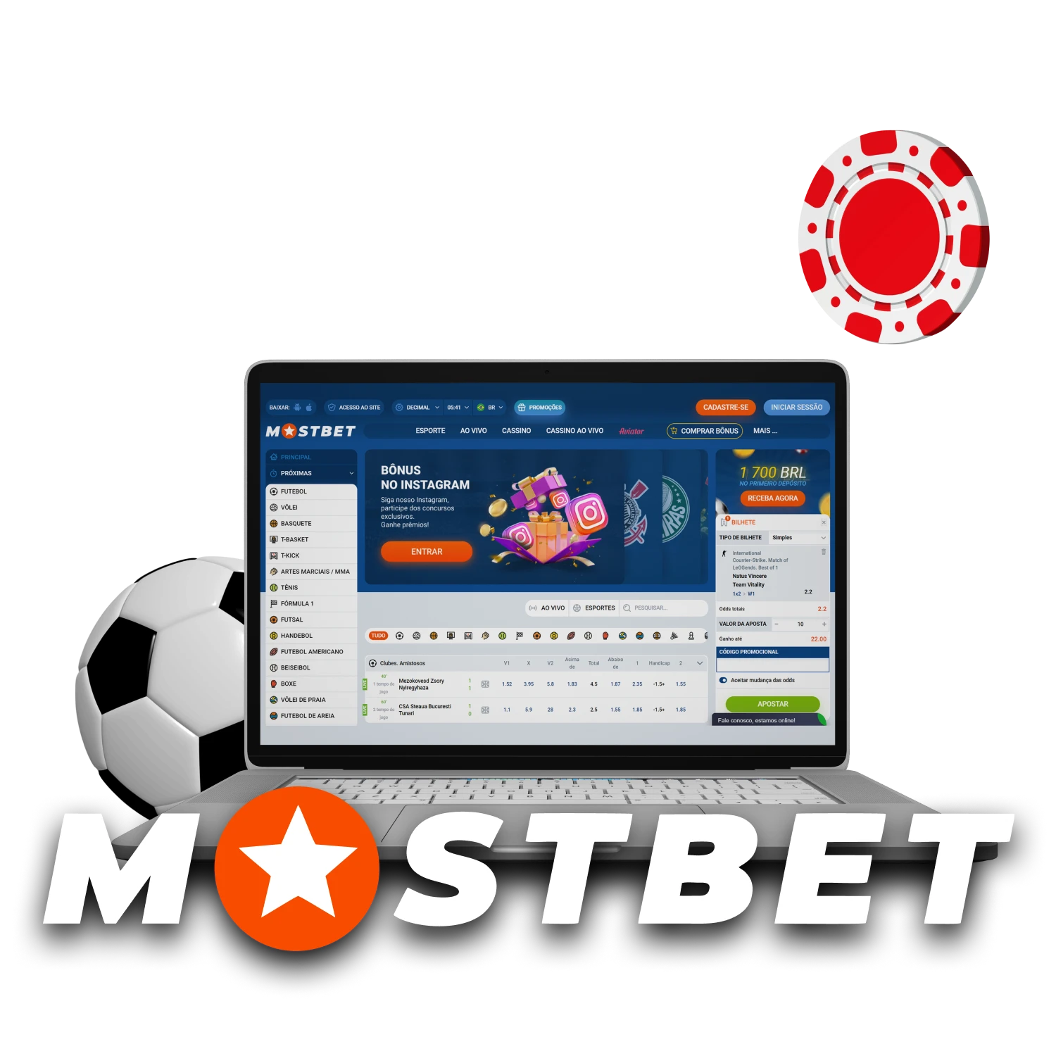 Para a conveniência de usar o serviço Mostbet, instale-o em um PC.