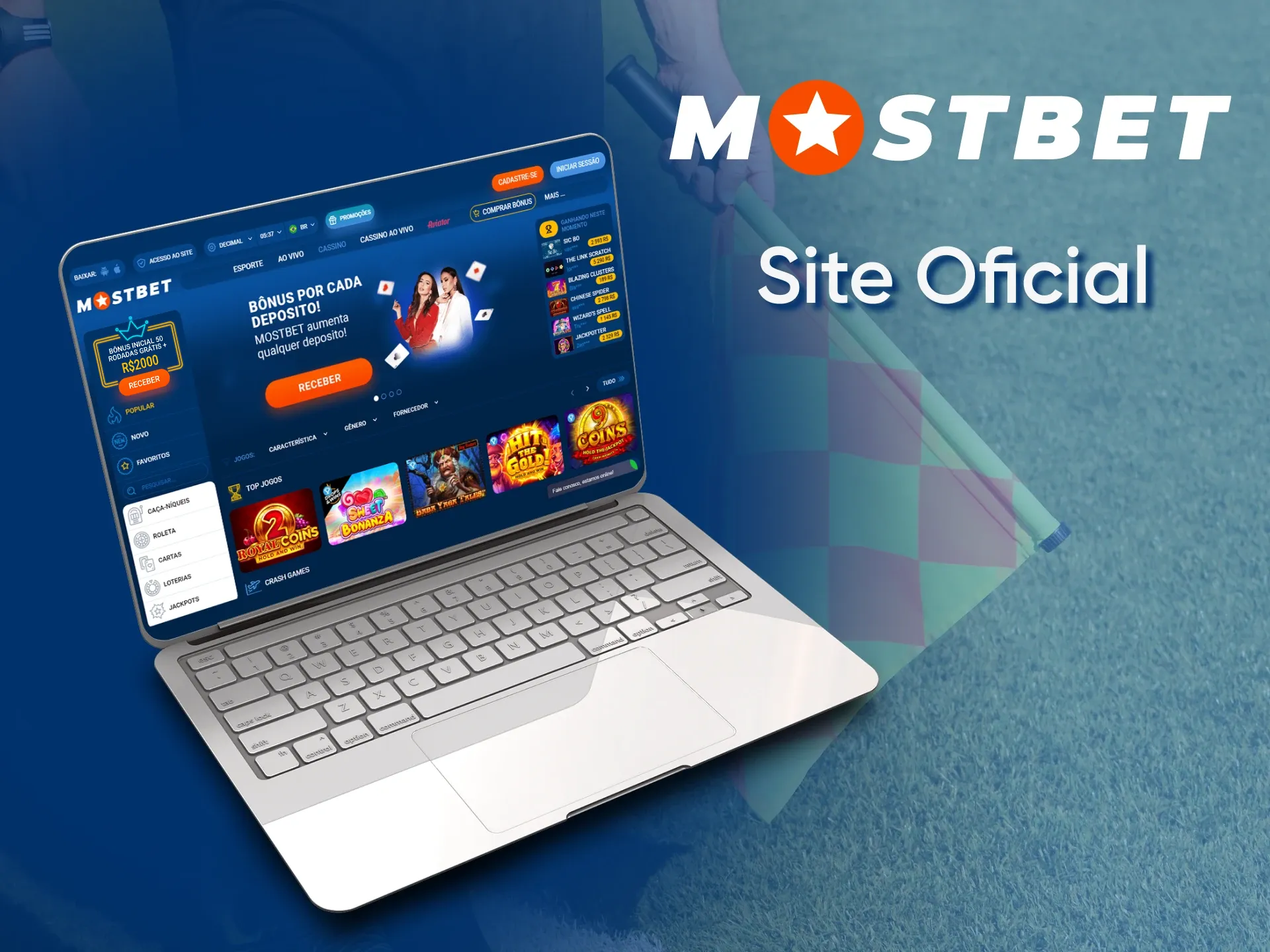 Visite a página oficial do site da Mosbet.