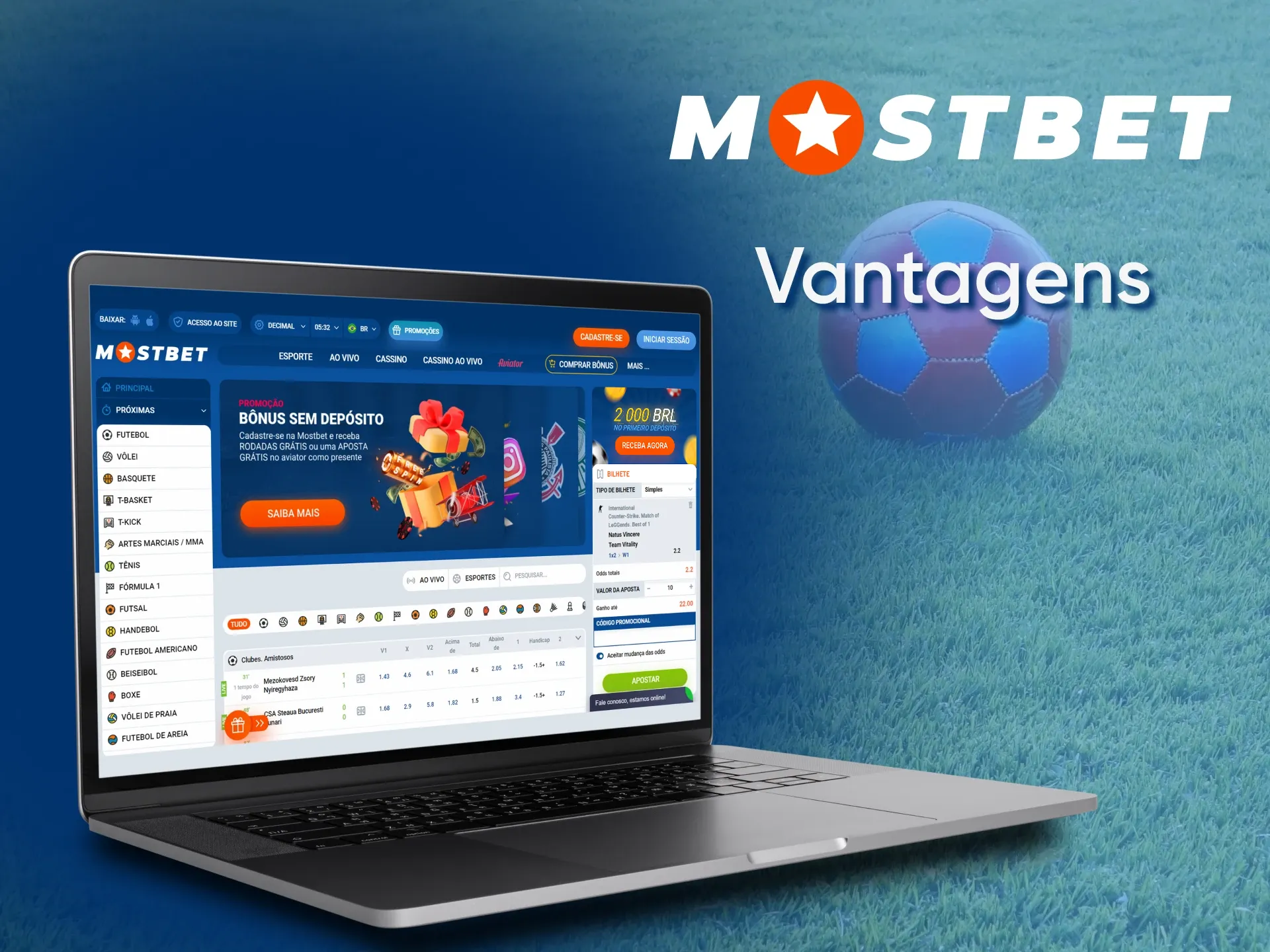 Falaremos sobre as vantagens do aplicativo Mostbet para PC.