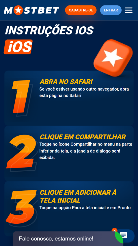 O processo de instalação do aplicativo Mostbet para iOS é muito simples e não levará muito tempo.